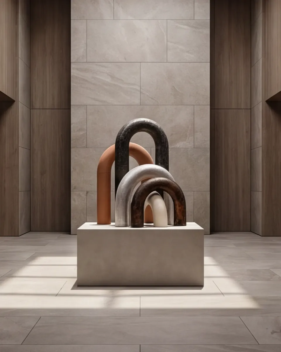 Multi Metal Sculpture, view 2