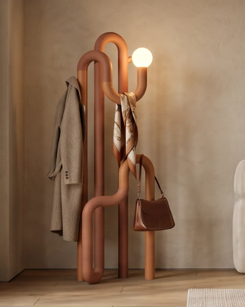 Twine Hanger Floor Lamp, view 2