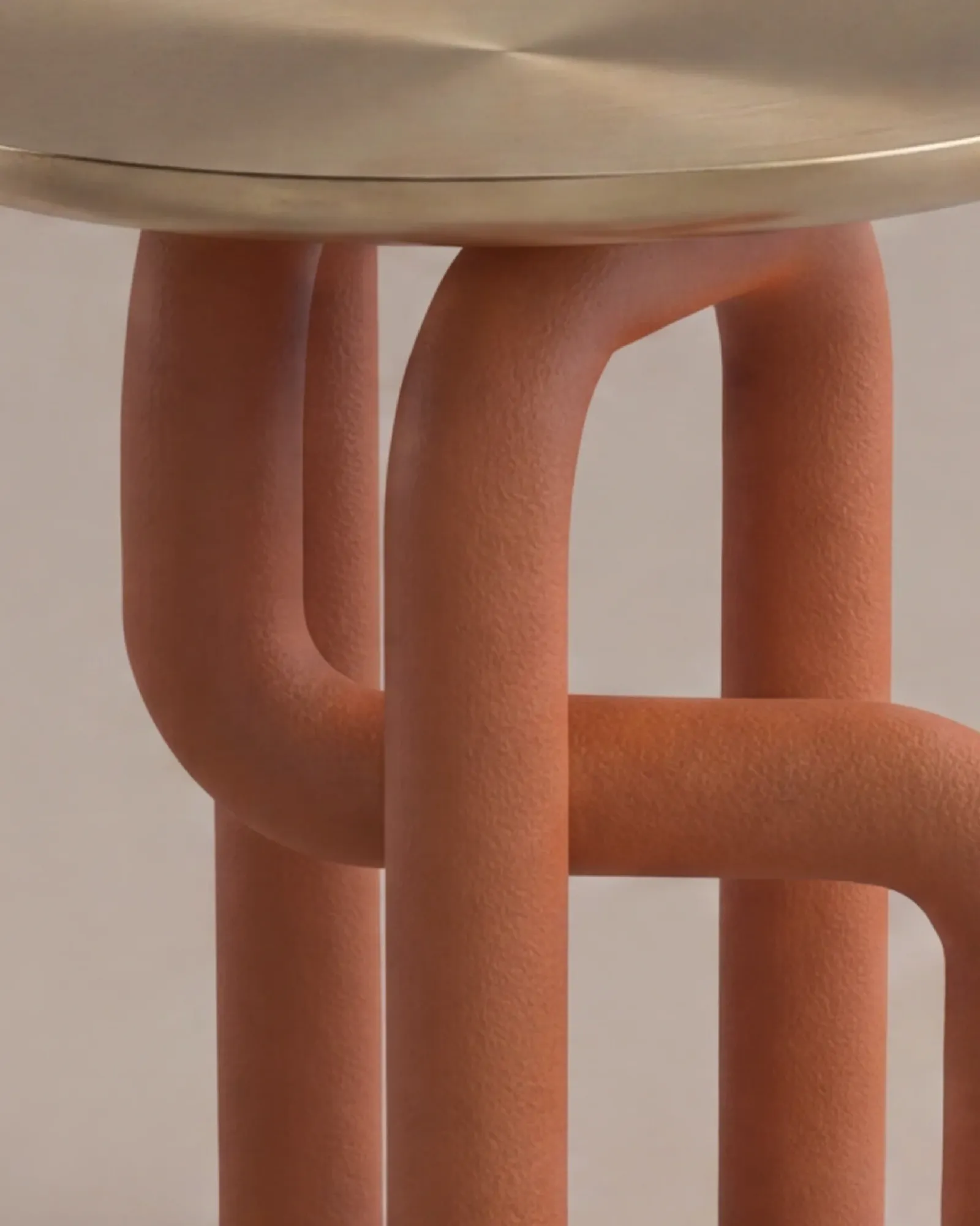 Detail of the Twine Side Table